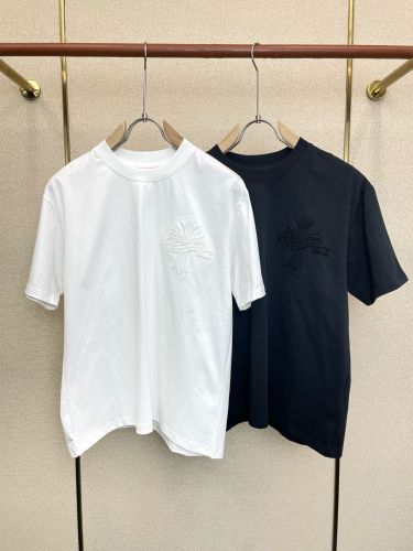 カジュアル クルーネック 半袖Tシャツ クロムハーツ Tシャツ 偽物 合わせやすい