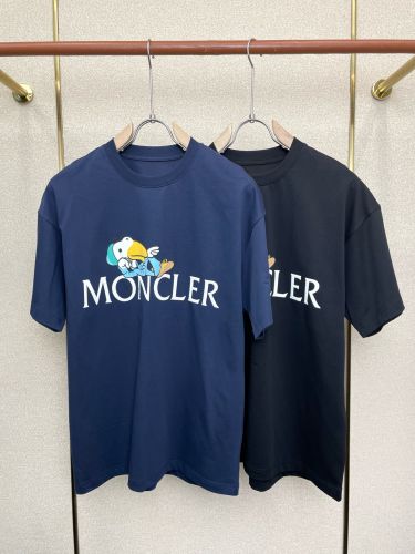 カジュアル ロゴ プリント 半袖Tシャツ モンクレール Tシャツ 偽物 クルーネック