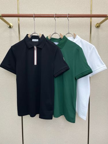 カジュアル 洗練された ハーフジップ ポロシャツ モンクレール Tシャツ 偽物 