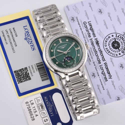 ロンジン 時計 偽物 ウォッチ クラシック エレガント レディース腕時計 34mm