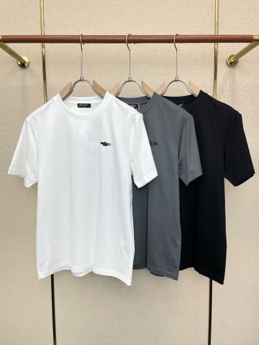 シンプル 合わせやすい ロゴ 半袖Tシャツ バルマン Tシャツ 偽物 