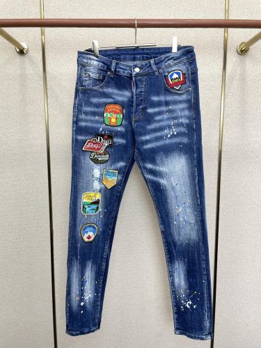 スタイリッシュ 合わせやすい デニムパンツ ディースクエアード ジーンズ 偽物