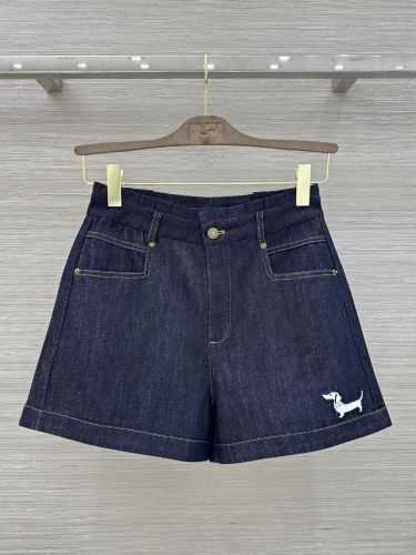 定番 カジュアル デニム ショートパンツ トムブラウン ジーンズ 偽物 ブルー