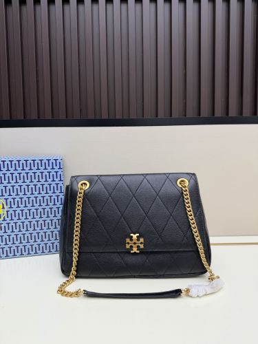 Tory Burch チャーリー キルト ショルダーバッグ トリーバーチ コピー ブラック