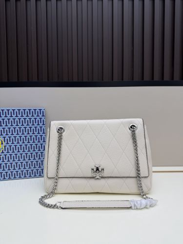 Tory Burch チャーリー キルト ショルダーバッグ トリーバーチ コピー ホワイト