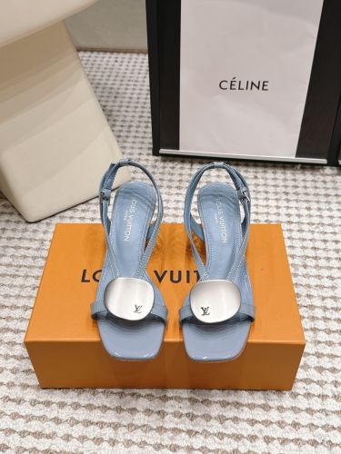 おしゃれ 洗練された LV トレジャーサンダル ルイ・ヴィトン サンダル コピー ブルー