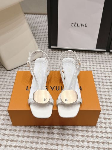 おしゃれ 洗練された LV トレジャーサンダル ルイ・ヴィトン サンダル コピー ホワイト