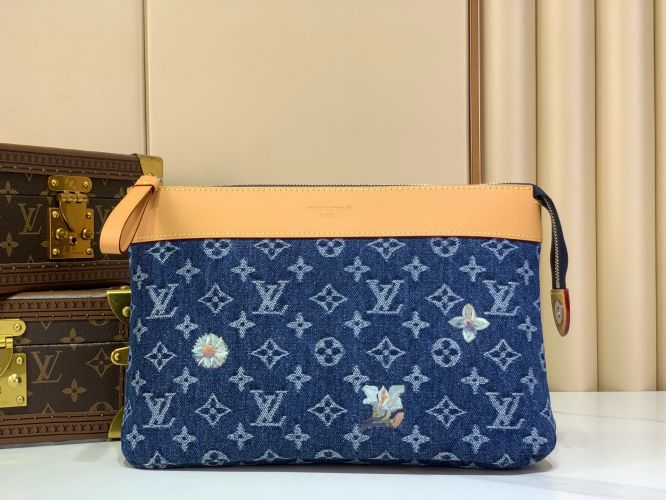 フラワー刺繍 ソフトトラベルポーチ ルイ・ヴィトン バッグ スーパーコピー M27559