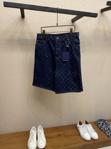 モノグラム･デニム ショートパンツ ルイ・ヴィトン パンツ コピー メンズ