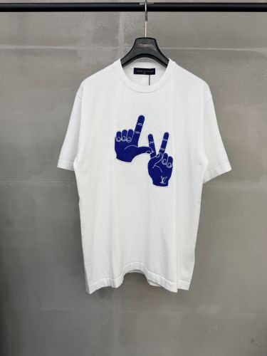 ショートスリーブ シグネチャーパッチ クルーネック ルイ・ヴィトン Tシャツ コピー