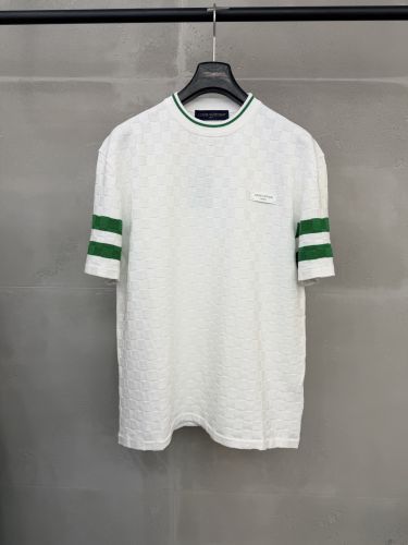 ダミエ テリー テニスTシャツ ルイ・ヴィトン Tシャツ コピー ホワイト