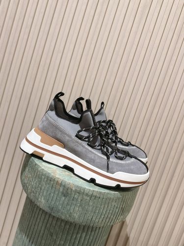 人気 カジュアル エルメス ムーヴ スニーカー スーパーコピー メンズシューズ グレー