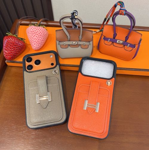 Hバックル レザー iPhoneケース エルメス アイフォンケース 偽物 カード収納 