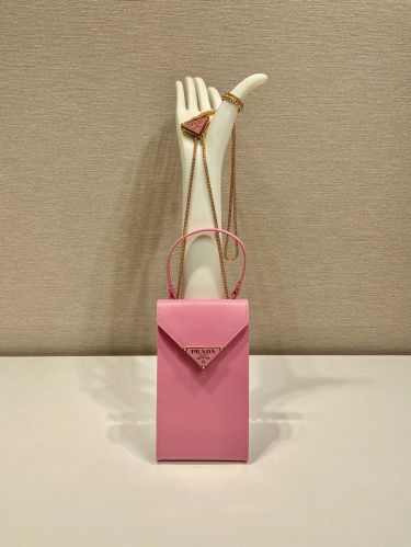 サフィアーノレザー ミニバック プラダ バッグ スーパーコピー 1BP050 ピンク
