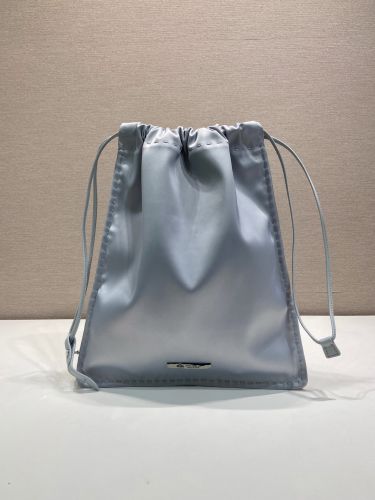 プラダ ウィッシュ シルクダッチェス ポーチ スーパーコピー 1NK063 グレー