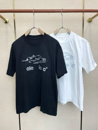 おしゃれ カジュアル 半袖Tシャツ バレンシアガ Tシャツ 偽物 クルーネック