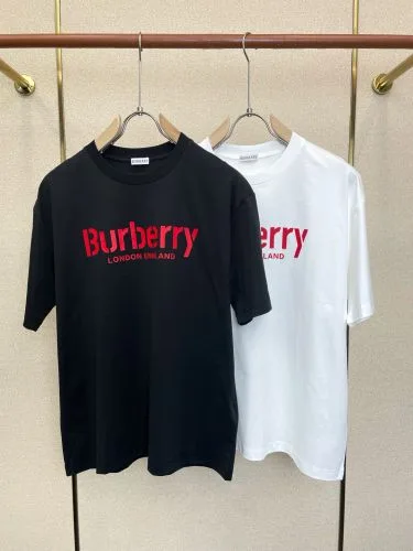 ベーシック カジュアル ロゴプリント 半袖Tシャツ バーバリー Tシャツ 偽物
