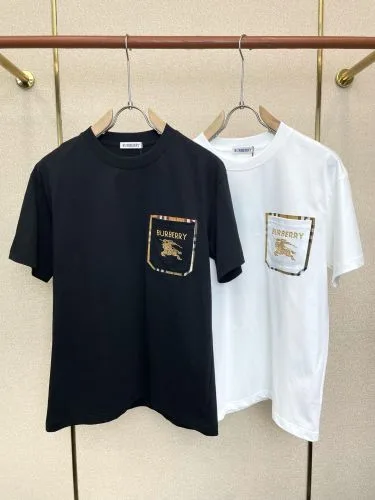 おしゃれ クルーネック 半袖Tシャツ バーバリー Tシャツ 偽物 カジュアル