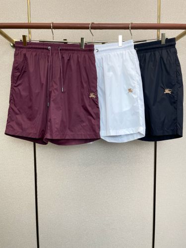 洗練された ロゴ刺繍 ショートパンツ バーバリー パンツ 偽物 メンズ