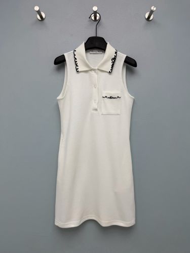 カジュアル 上品 ノースリーポロワンピース クリスチャン・ディオール ワンピース コピー ホワイト
