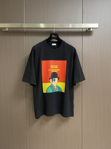 Book Cover プリント 半袖Tシャツ クリスチャン・ディオール Tシャツ コピー ブラック