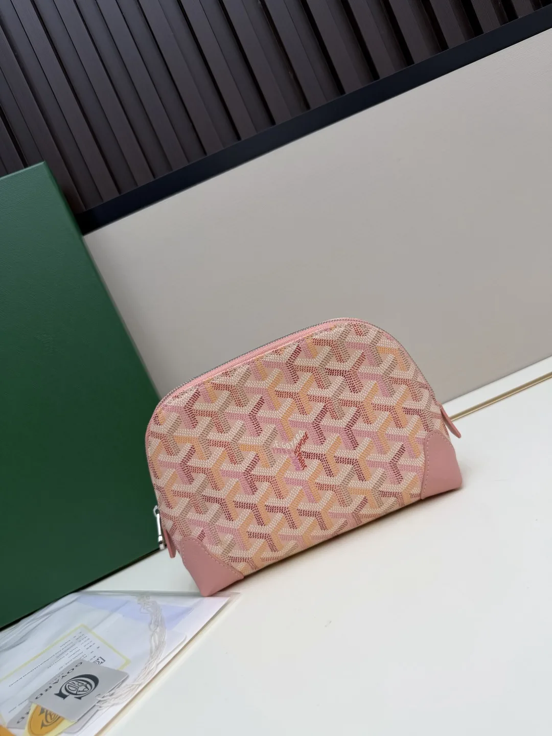 GOYARD ゴヤール ヴァンドーム コスメティックポーチ スーパーコピー ピンク