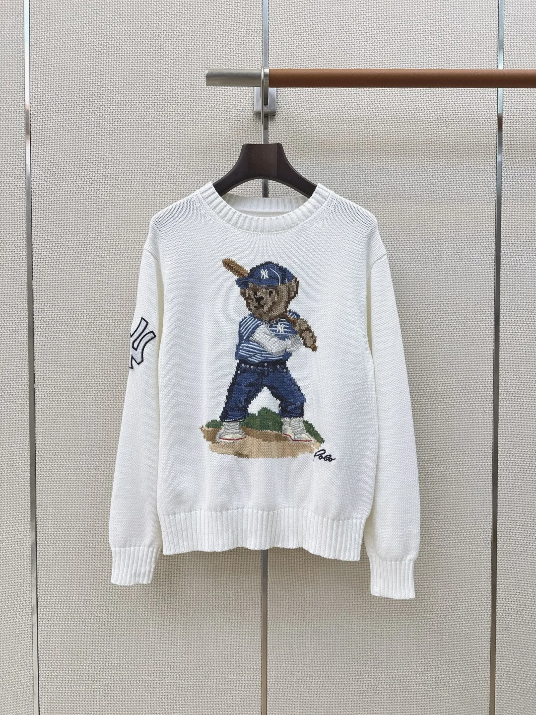 ラルフローレン セーター 偽物 人気 おしゃれ ベアモチーフ プルオーバー