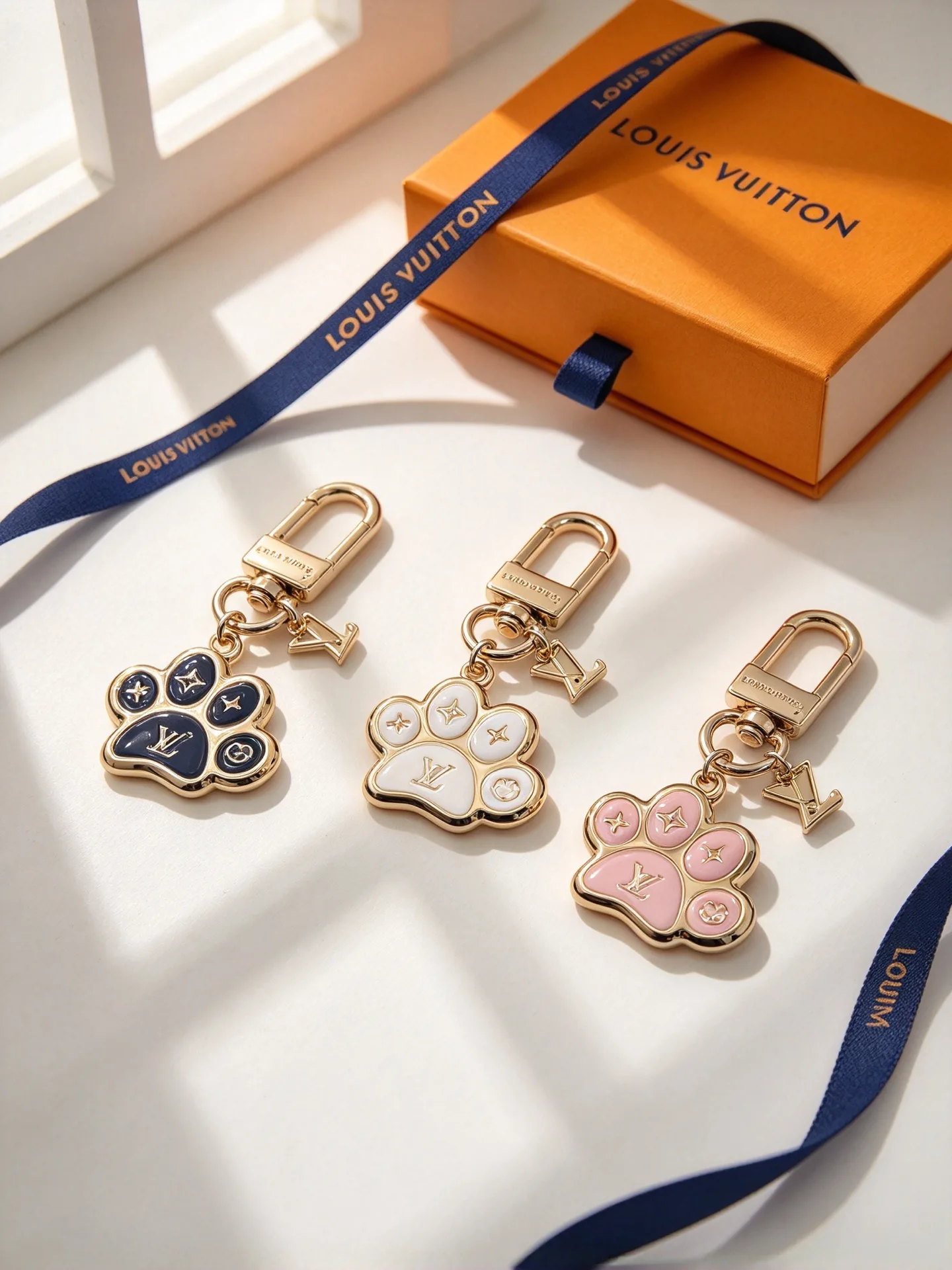 おしゃれ ルイ・ヴィトン キーホルダー 偽物 M04191 バッグチャーム･LV ポー