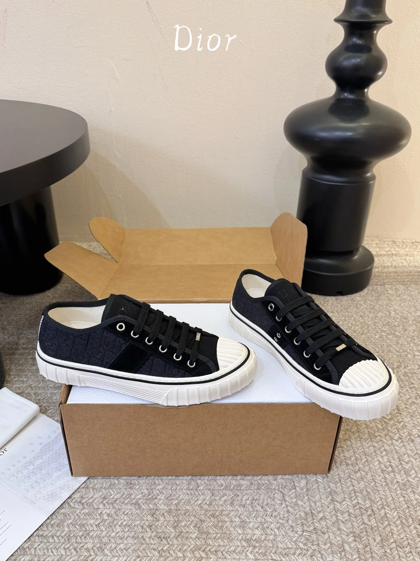 人気 ディオール スニーカー コピー Dior Hooper ロートップスニーカー