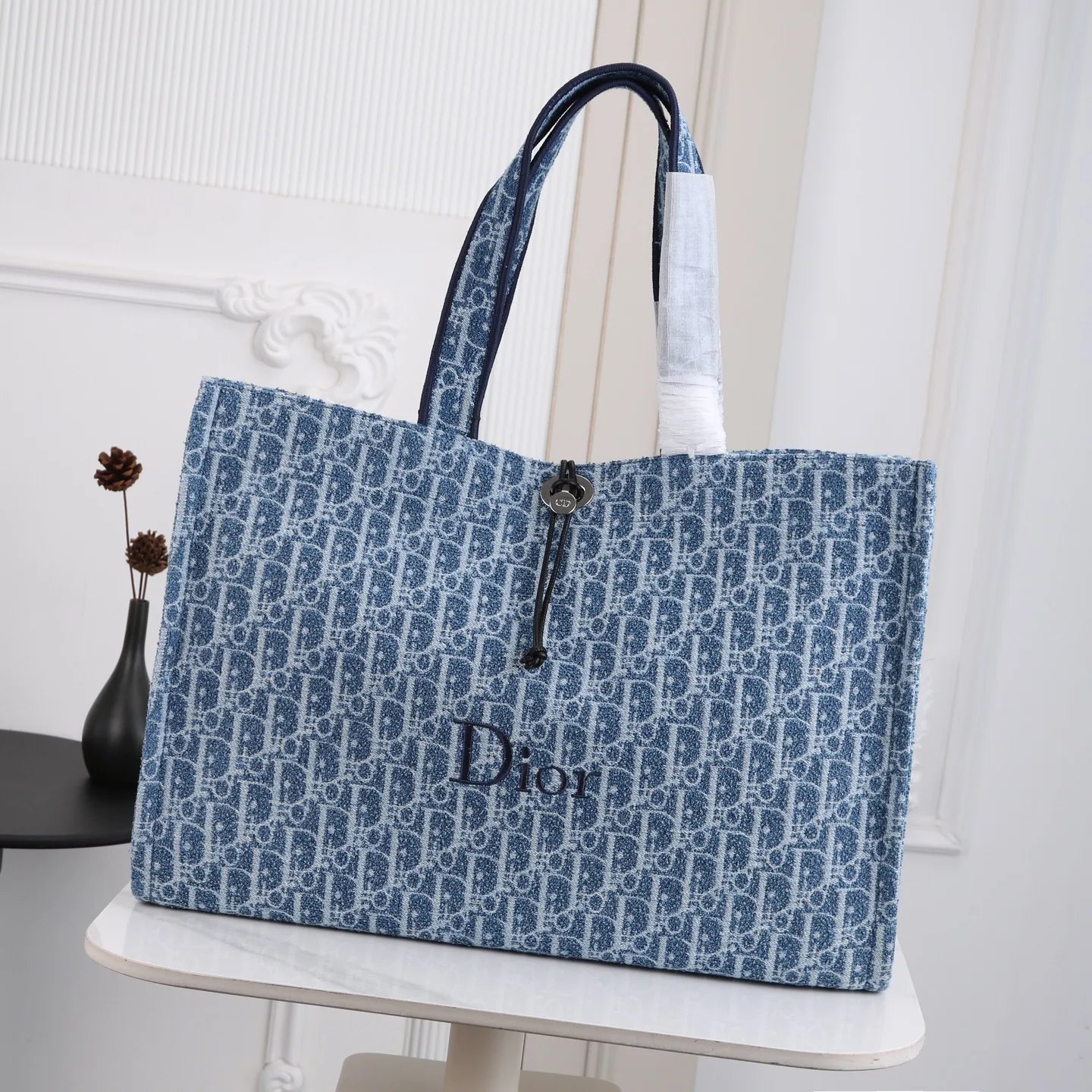 一目惚れ♪Dioriviera Spongy Book Tote バッグ ラージ クリスチャン・ディオール コピー