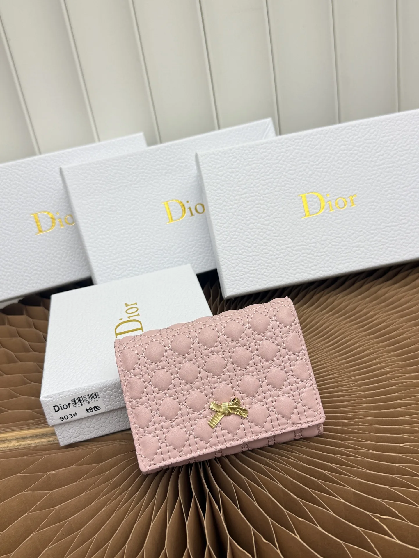 Baby Bow Glycine ウォレット クリスチャン・ディオール 財布 コピー ピンク