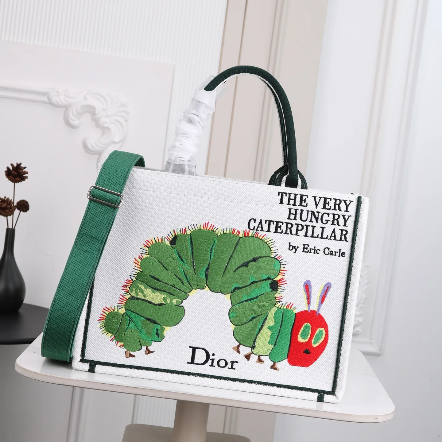 はらぺこあおむし Dior Book Tote ストラップ付きバッグ ミディアム クリスチャン・ディオール コピー
