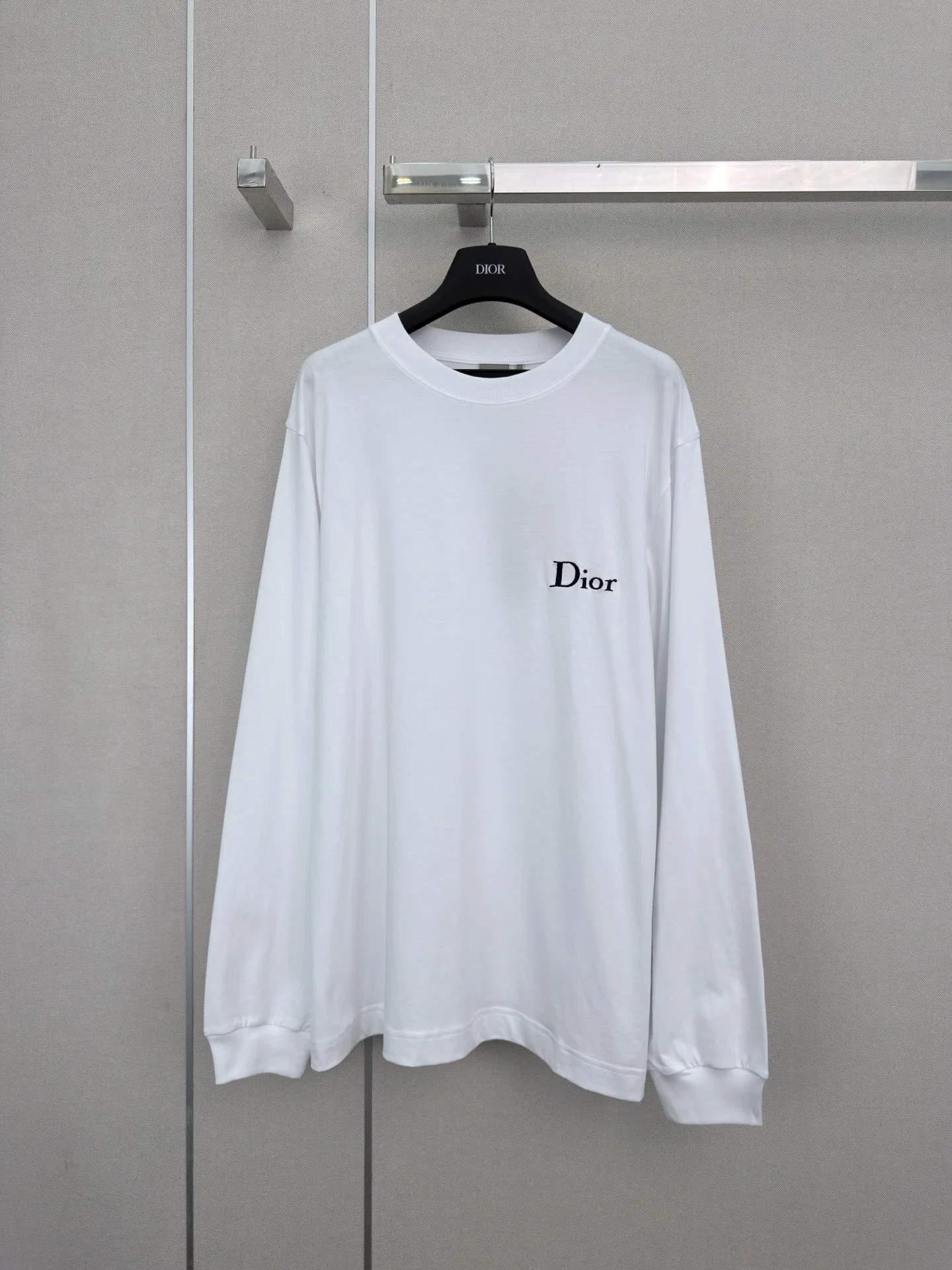 カジュアル ロゴ 長袖Tシャツ クリスチャン・ディオール Tシャツ 偽物 ホワイト