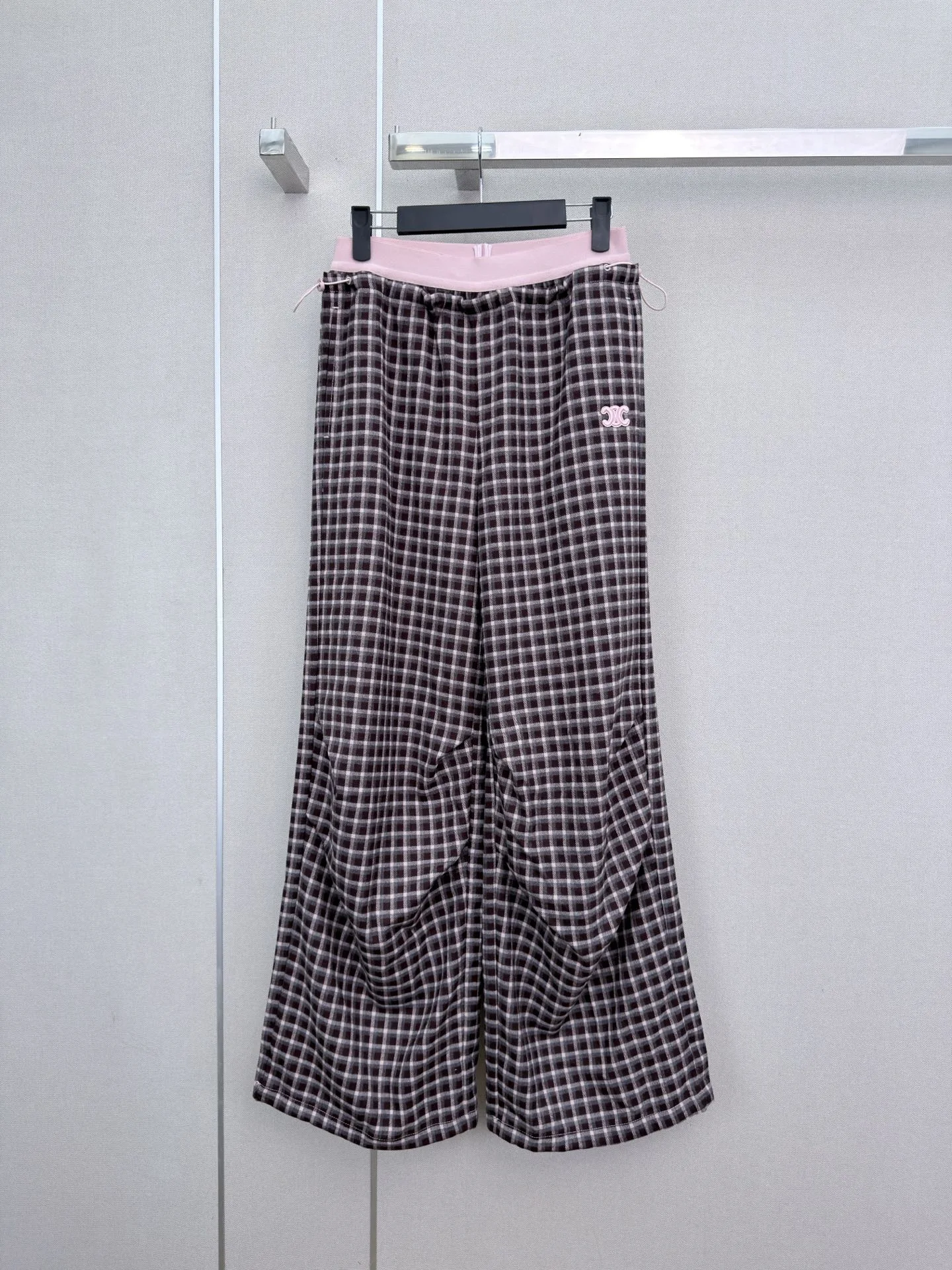 セリーヌ パンツト コピー 合わせやすい カジュアル チェック柄 ロングパンツ
