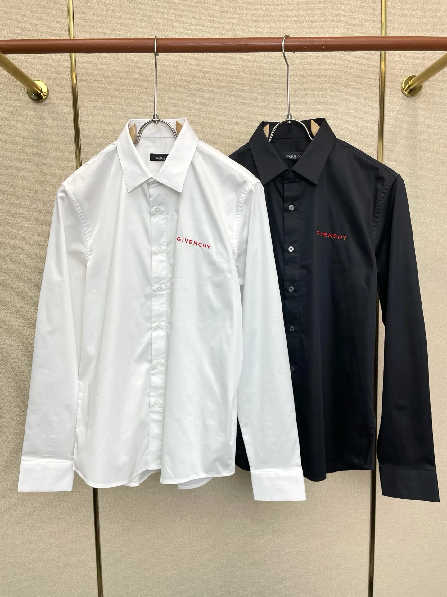 洗練された カジュアル バックプリント 長袖シャツ ジバンシィ シャツ コピー