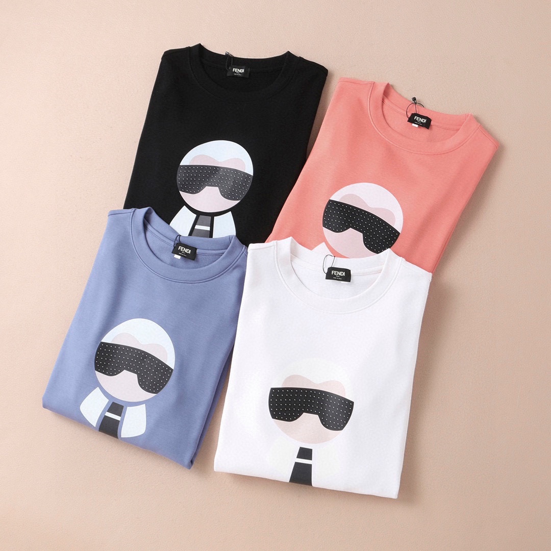 フェンディ tシャツ メンズ コピー 長袖 プリント プルオーバー 合わせやすい おしゃれ 暖かい 快適