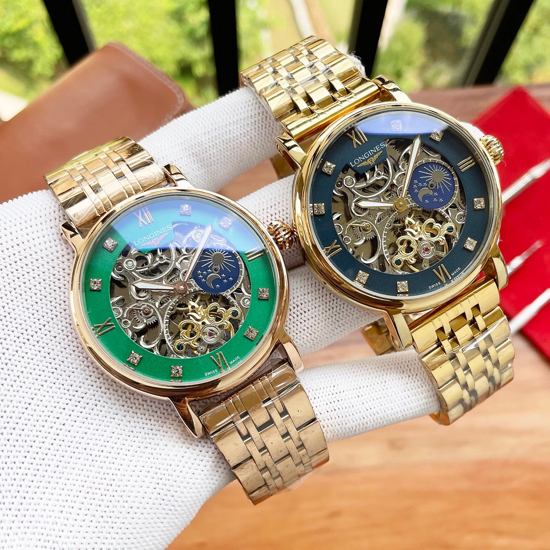 人気 新作 革新的なデザイン 腕時計 ステンレススチール ロンジン 時計 コピー メンズ 機械式 ミネラルガラス