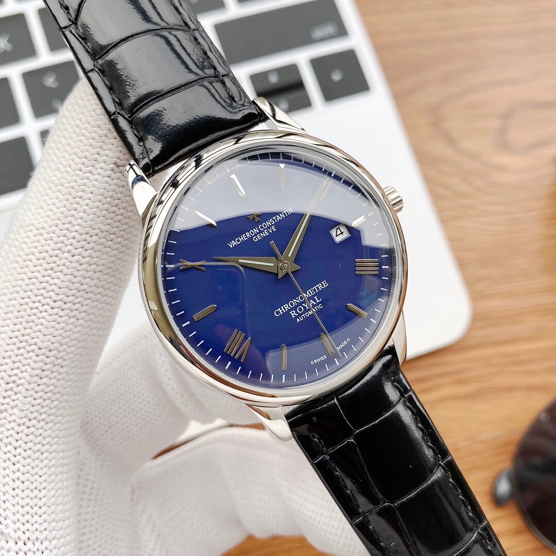 エレガント シンプル メンズ 腕時計 人気 ヴァシュロン・コンスタンタン 時計 コピー 革ベルト 自動巻き