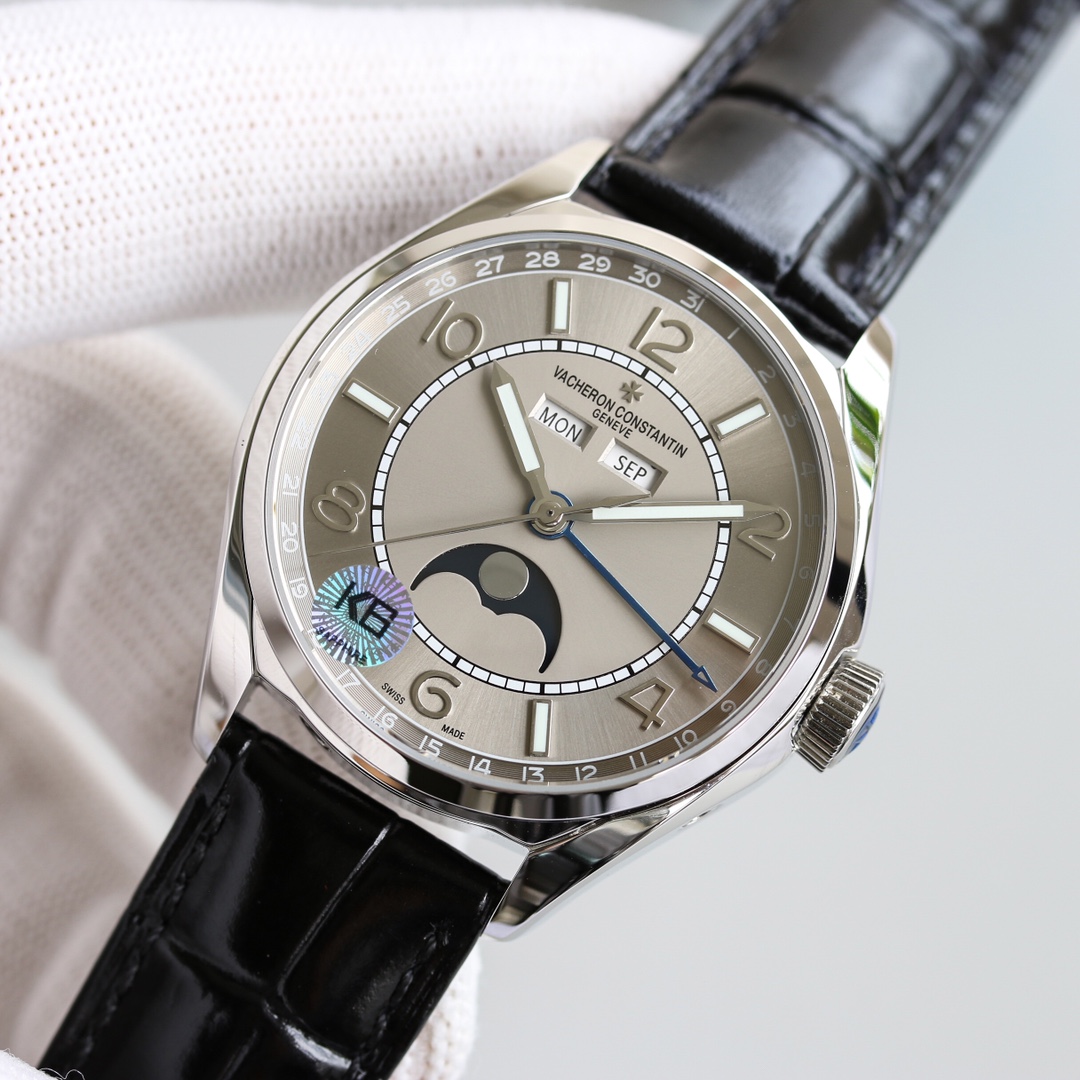 人気 シルバー エレガント おしゃれ カジュアル ヴァシュロン・コンスタンタン 時計 コピー メンズ 腕時計