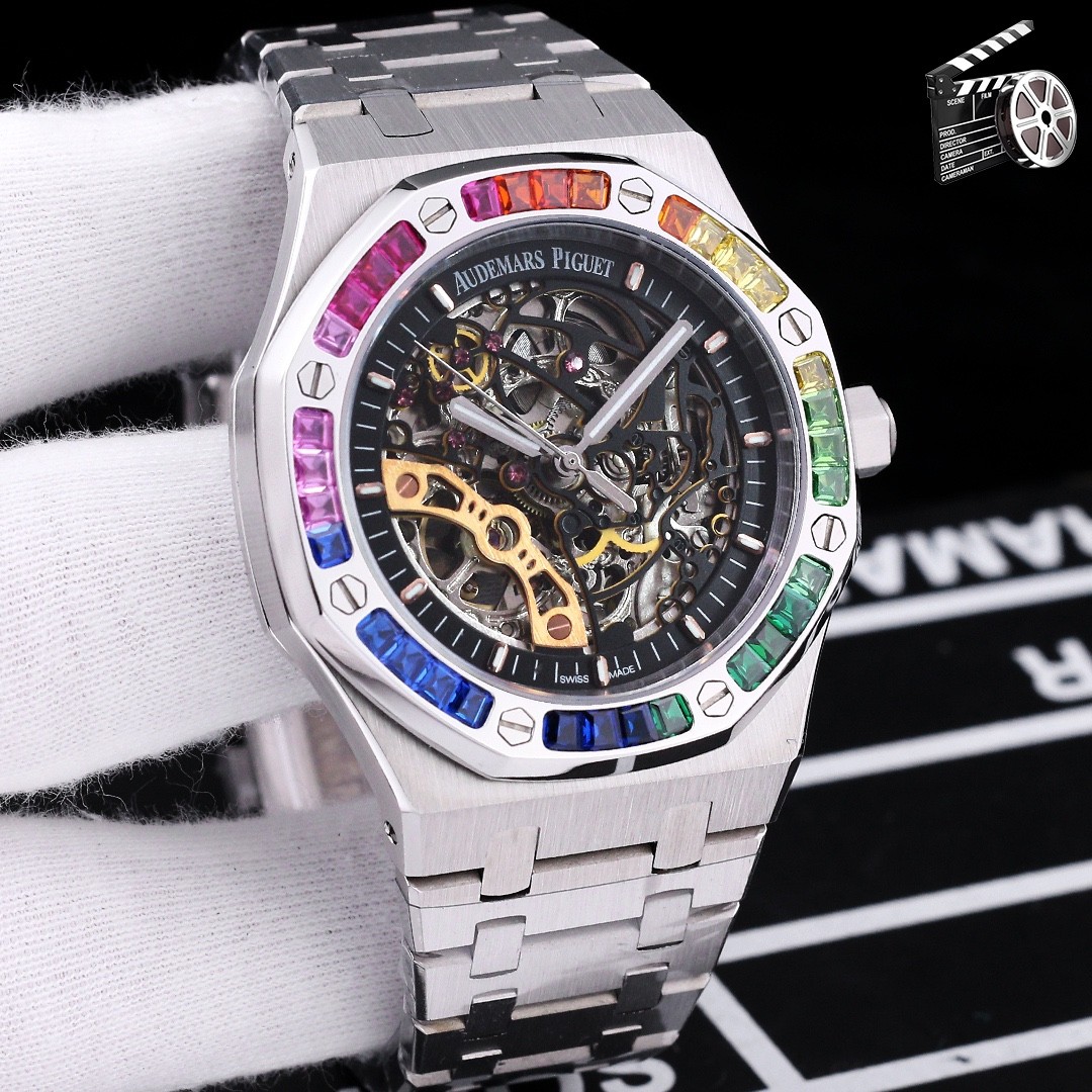 注目される スケルトン かっこいい 個性派 オーデマ・ピゲ 時計 コピー メンズ ファッション 腕時計 カジュアル 