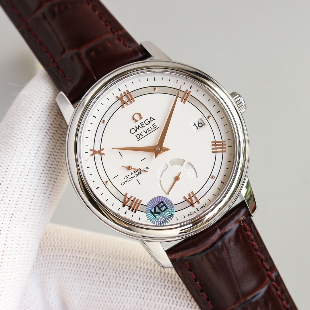 エレガント オシャレ 多機能 カジュアル ビジネス オメガ 時計 コピー 人気 メンズ 腕時計 レザーストラップ
