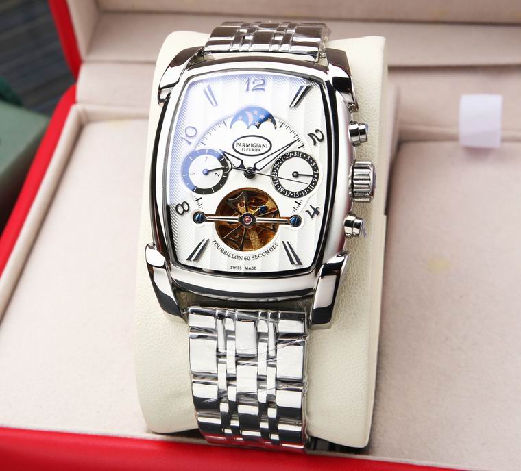 高級的 エレガント スケルトン スクエア 人気 パルミジャーニ・フルリエ 時計 コピー かっこいい メンズ 腕時計