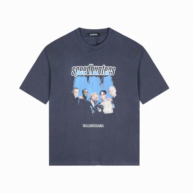 定番 クルーネック プリント バレンシアガ 半袖tシャツ コピー カジュアル 合わせやすい 春夏 トップス