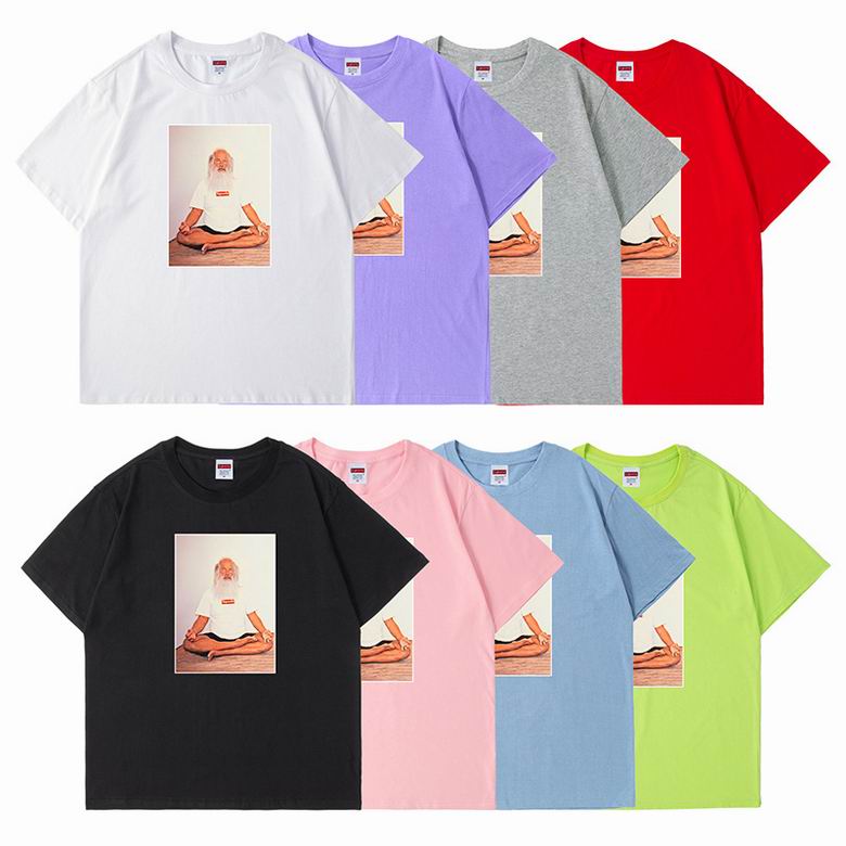 全8色 ゆったり シュプリーム tシャツ コピー おしゃれ 人気 ロゴ ユニセックス クルーネック 定番 カジュアル 