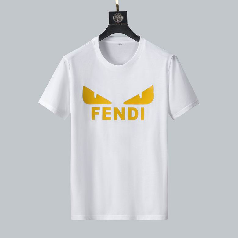 春夏 おしゃれ ロゴ プリント クルーネック カジュアル 半袖 トップス フェンディ Tシャツ コピー 着心地いい 