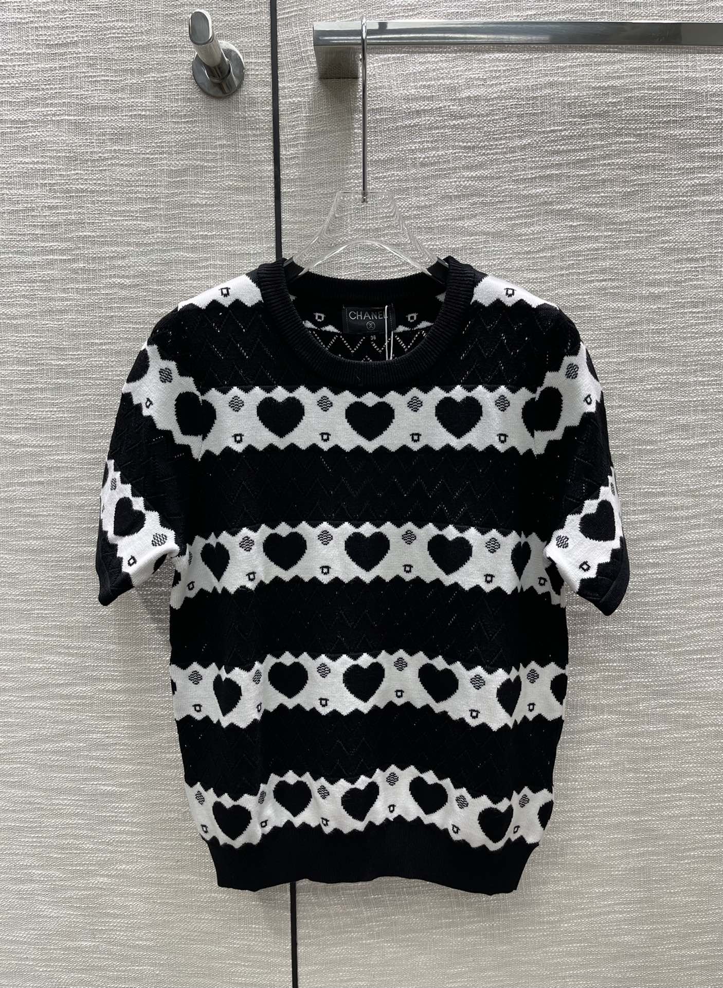 スウィート おしゃれ 春夏 レディース シャネル tシャツ コピー 半袖 着心地いい カットソー クルーネック