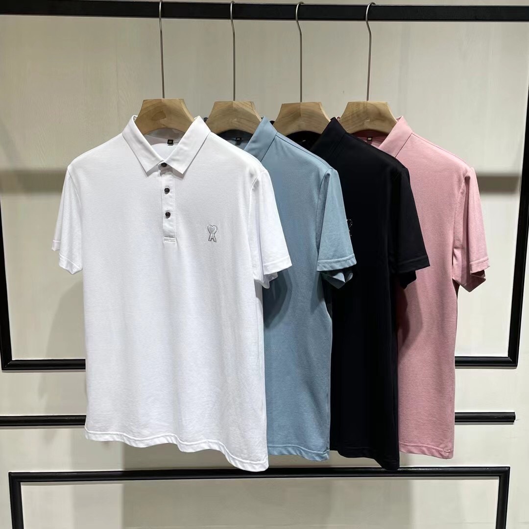 3色あり 柔らかい 着心地いい メンズ アルマーニ tシャツ コピー 半袖 カジュアル ビジネス トップス ポロシャツ