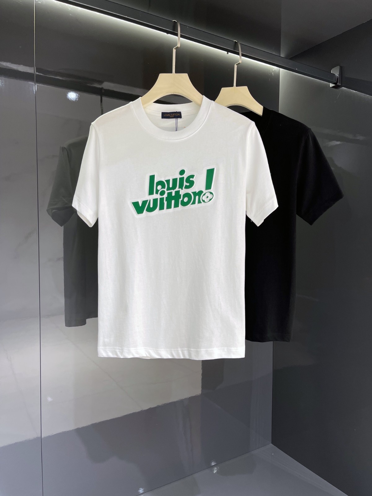 着心地いい ロゴ プリント クルーネック ルイ・ヴィトン Tシャツ コピー 半袖 メンズ トップス
