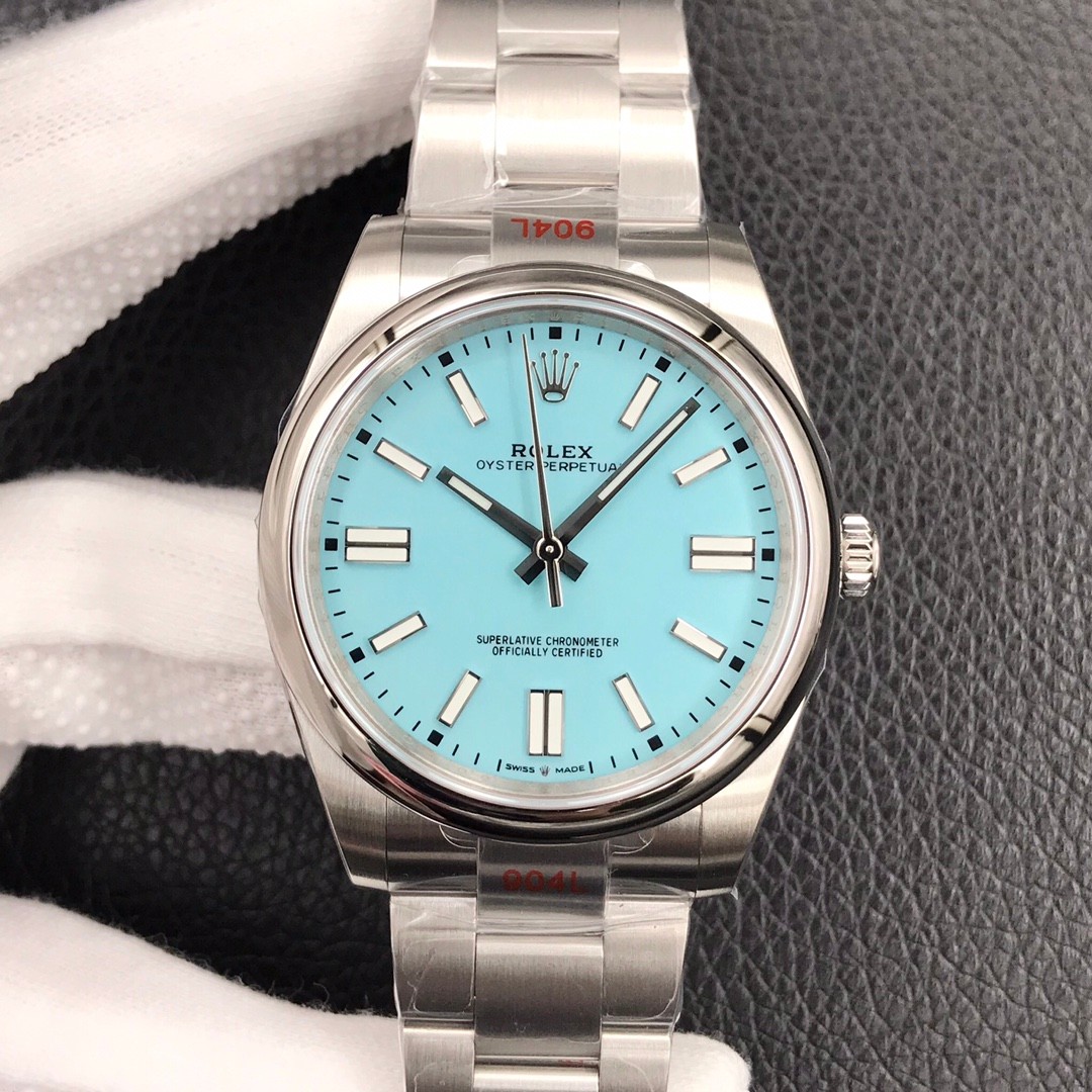 ターコイズブルー オイスター パーペチュアル 41mm メンズ 時計 ロレックス 腕時計 コピー  