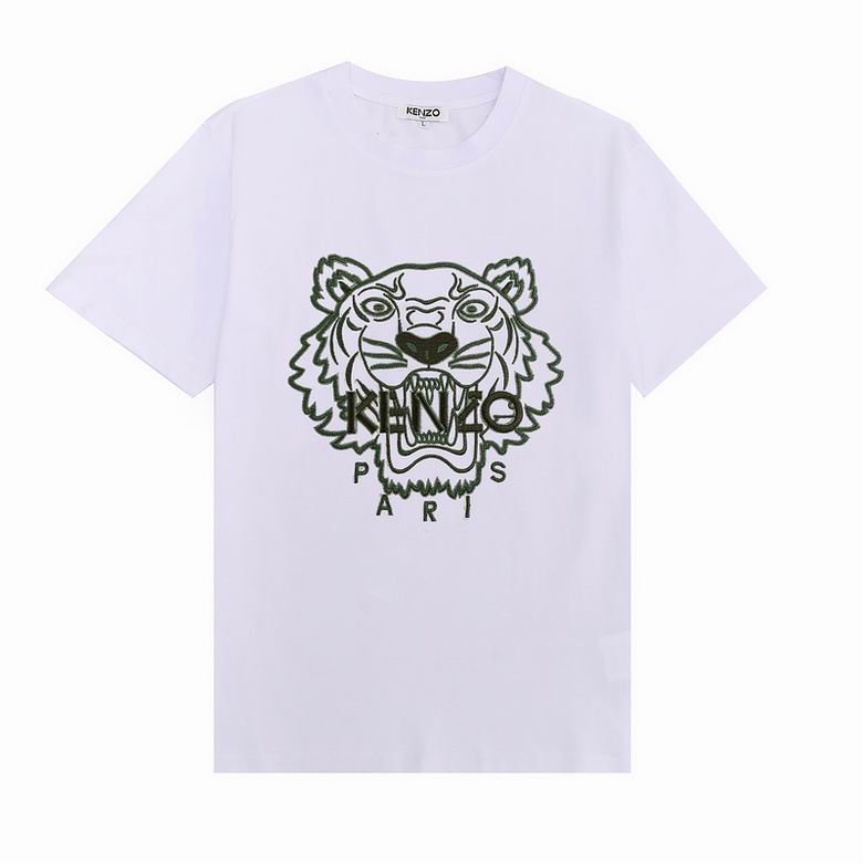 ケンゾー tシャツ コピー 半袖 合わせやすい 人気 おしゃれ タイガー 刺繍 クルーネック 